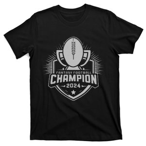 Retro Fantasy Football 2024 Champion Fantasy Game Matching T-Shirt