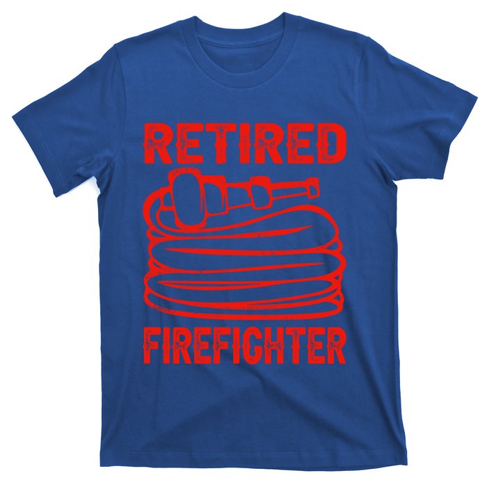 Retired Firefighter Fire Funny Retiret Party Gift T-Shirt