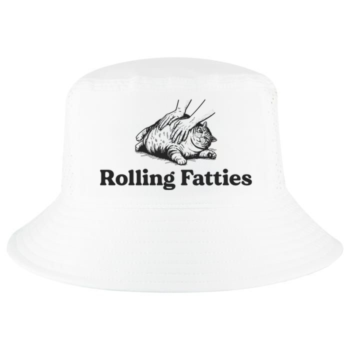 Rolling Fatties Funny Cat Lover Cool Comfort Performance Bucket Hat