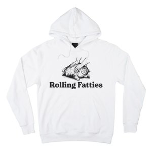 Rolling Fatties Funny Cat Lover Hoodie