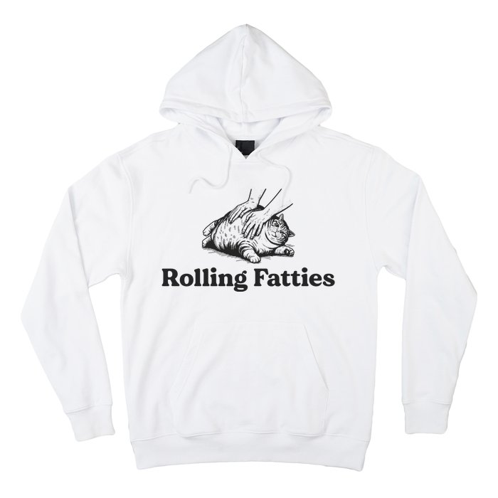 Rolling Fatties Funny Cat Lover Hoodie