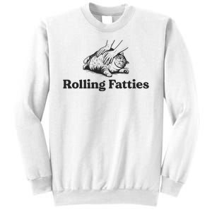 Rolling Fatties Funny Cat Lover Sweatshirt