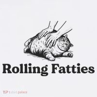 Rolling Fatties Funny Cat Lover Mesh Reversible Basketball Jersey Tank