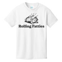 Rolling Fatties Funny Cat Lover Kids T-Shirt