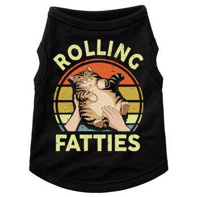 Rolling Fatties Funny Tabby Cat Breed Mom Dad Kitten Retro Doggie Tank