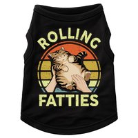 Rolling Fatties Funny Tabby Cat Breed Mom Dad Kitten Retro Doggie Tank