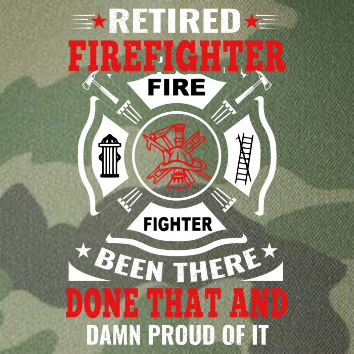 Retired Firefighter Fire Fighter Been There Done That And Damn Proud Of It Legacy Tie Dye Trucker Hat