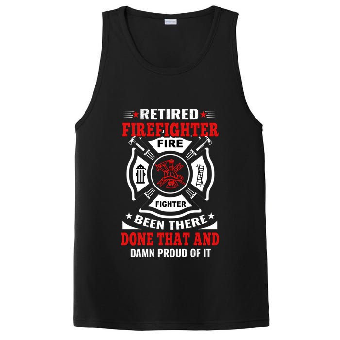 Retired Firefighter Fire Fighter Been There Done That And Damn Proud Of It PosiCharge Competitor Tank