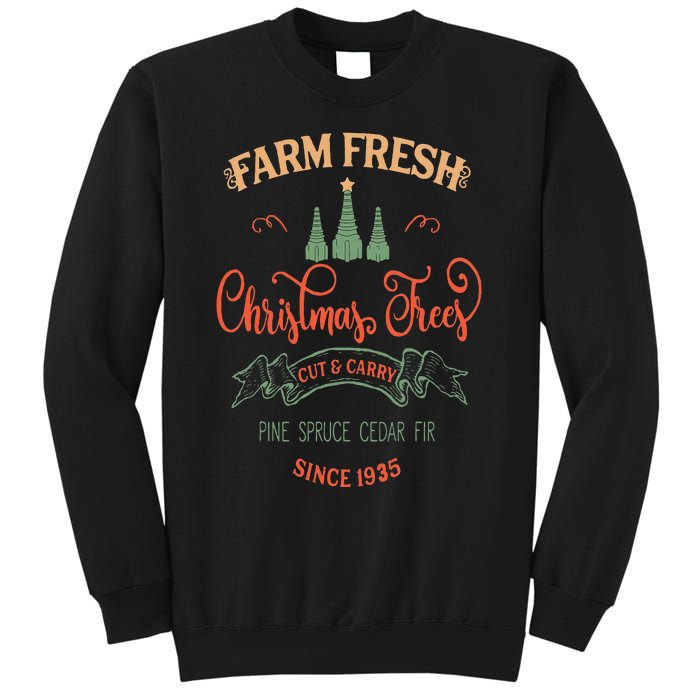 Rt's farm fresh christmas trees pine spruce fir cedar Sweatshirt