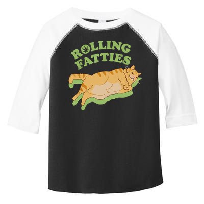Rolling Fatties Funny Weed Cat Marijuana Toddler Fine Jersey T-Shirt