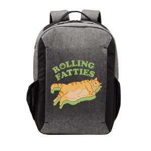 Rolling Fatties Funny Weed Cat Marijuana Vector Backpack