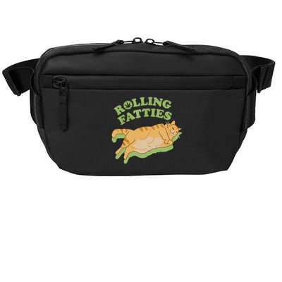 Rolling Fatties Funny Weed Cat Marijuana Crossbody Pack