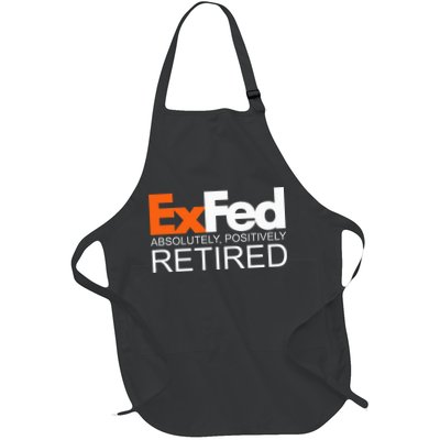 Retired Federal Government Worker Ex Fed Funny Vintage Retro Apron