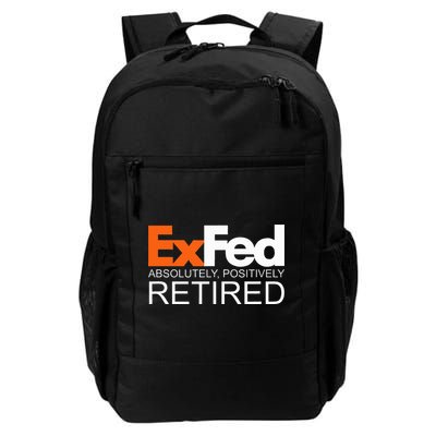 Retired Federal Government Worker Ex Fed Funny Vintage Retro Backpack