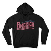 Retro Funny God Bless America Independence Day Hoodie