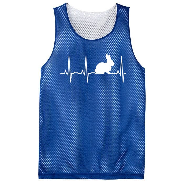 Rabbit Funny Gift Bunny Rabbit Heartbeat Hooded Gift Mesh Reversible Basketball Jersey Tank