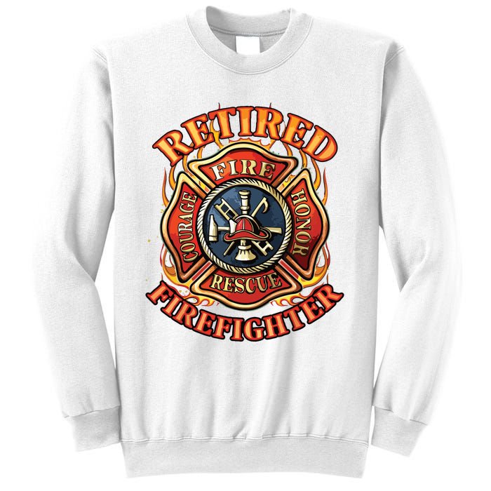 Retired Firefighter Gift Fireman Retirement Party Gift Sweatshirt