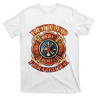 Retired Firefighter Gift Fireman Retirement Party Gift T-Shirt