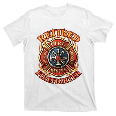 Retired Firefighter Gift Fireman Retirement Party Gift T-Shirt