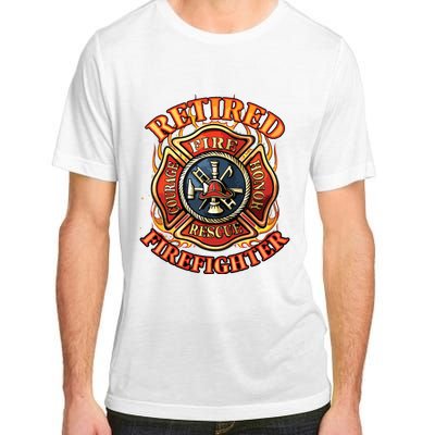 Retired Firefighter Gift Fireman Retirement Party Gift Adult ChromaSoft Performance T-Shirt