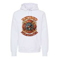 Retired Firefighter Gift Fireman Retirement Party Gift Premium Hoodie