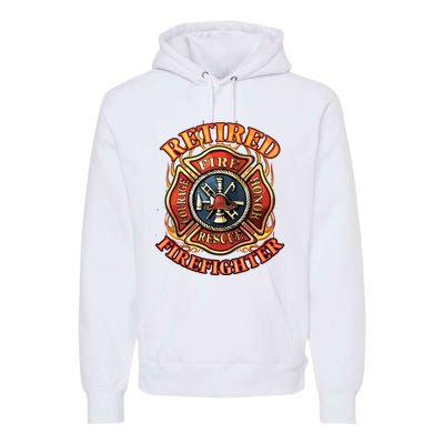 Retired Firefighter Gift Fireman Retirement Party Gift Premium Hoodie