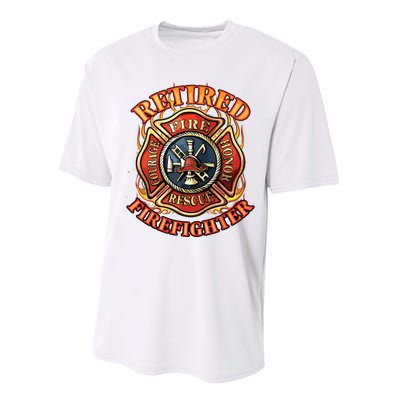 Retired Firefighter Gift Fireman Retirement Party Gift Performance Sprint T-Shirt