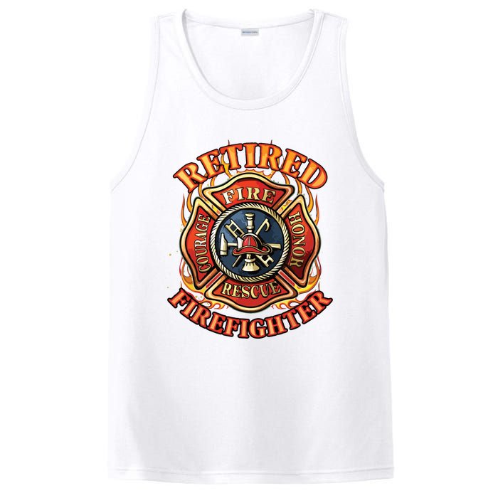 Retired Firefighter Gift Fireman Retirement Party Gift PosiCharge Competitor Tank