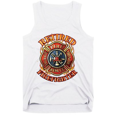 Retired Firefighter Gift Fireman Retirement Party Gift Tank Top