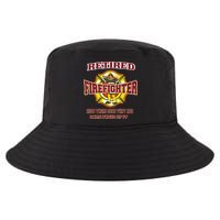 Retired Firefighter Gift For Fireman Fire Fighter Cool Comfort Performance Bucket Hat
