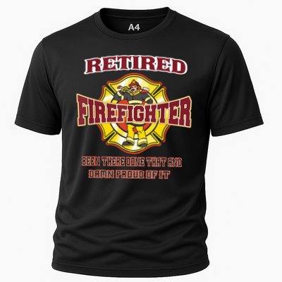 Retired Firefighter Gift For Fireman Fire Fighter Performance Shirt