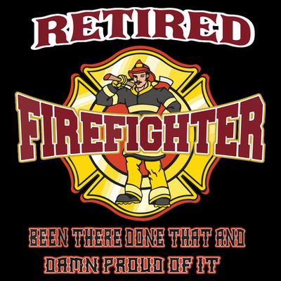 Retired Firefighter Gift For Fireman Fire Fighter T-Shirt