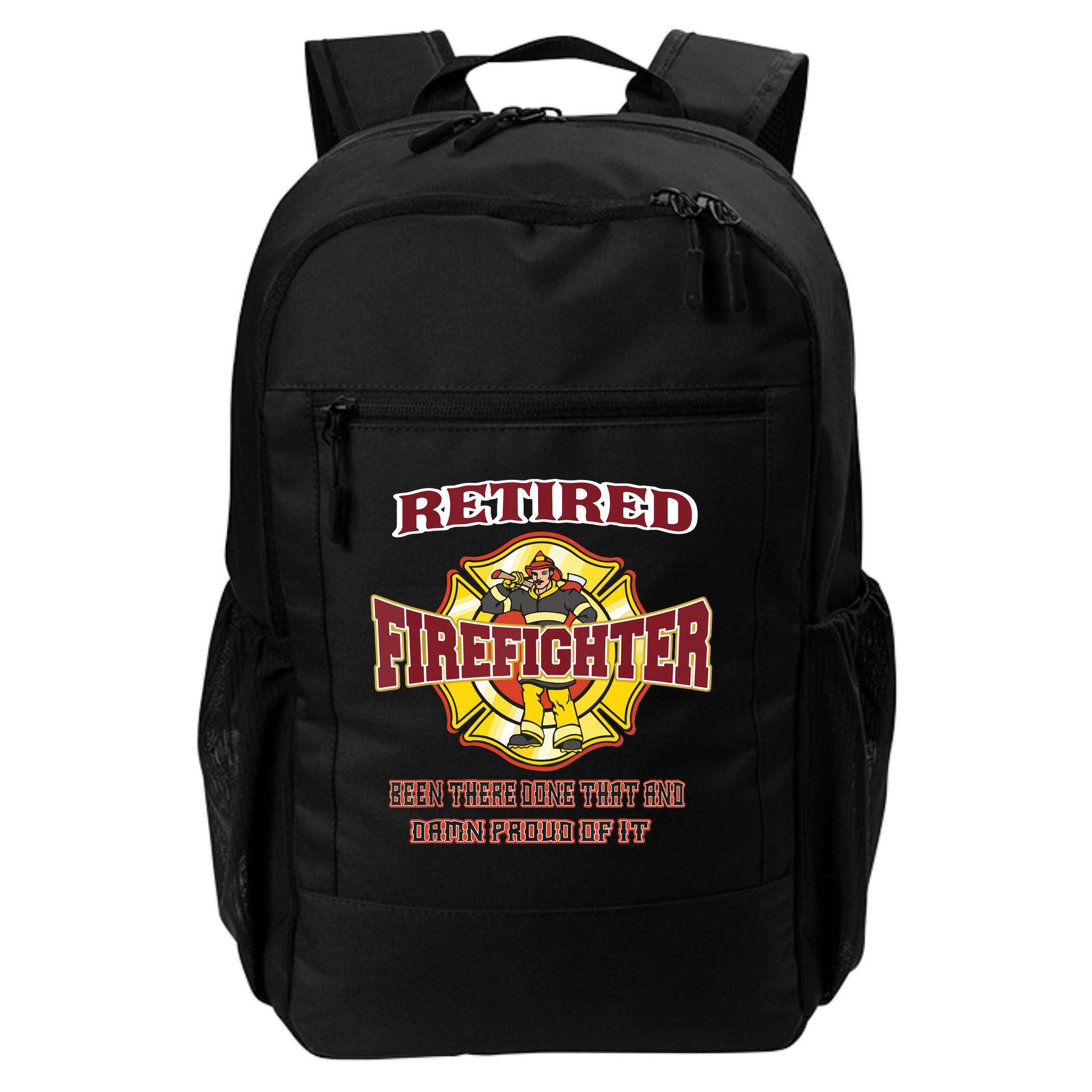 Retired Firefighter Gift For Fireman Fire Fighter Backpack