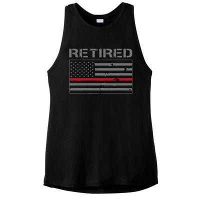 Retired Firefighter Gifts Firefighter Retirement Gifts Ladies PosiCharge Tri-Blend Wicking Tank