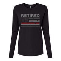 Retired Firefighter Gifts Firefighter Retirement Gifts Womens Cotton Relaxed Long Sleeve T-Shirt