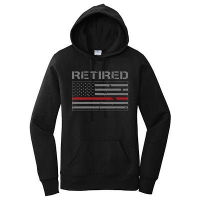 Retired Firefighter Gifts Firefighter Retirement Gifts Women's Pullover Hoodie