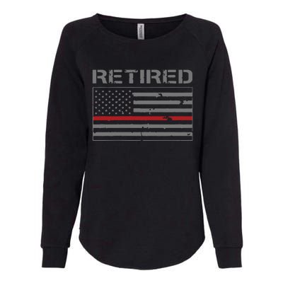 Retired Firefighter Gifts Firefighter Retirement Gifts Womens California Wash Sweatshirt