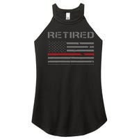 Retired Firefighter Gifts Firefighter Retirement Gifts Women's Perfect Tri Rocker Tank