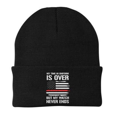Retired Firefighter Gifts Shirts Thin Red Line Beanie