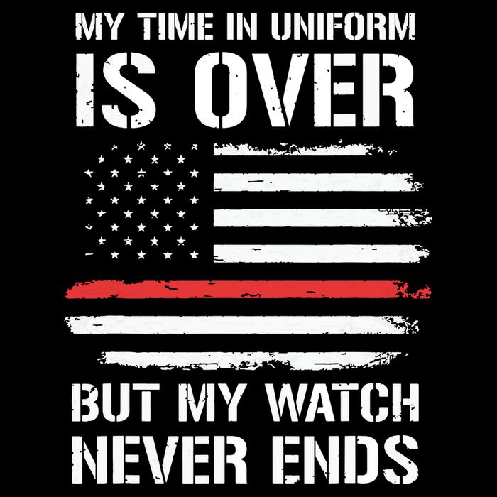 Retired Firefighter Gifts Shirts Thin Red Line Drawstring Bag