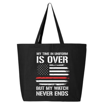 Retired Firefighter Gifts Shirts Thin Red Line 25L Jumbo Tote
