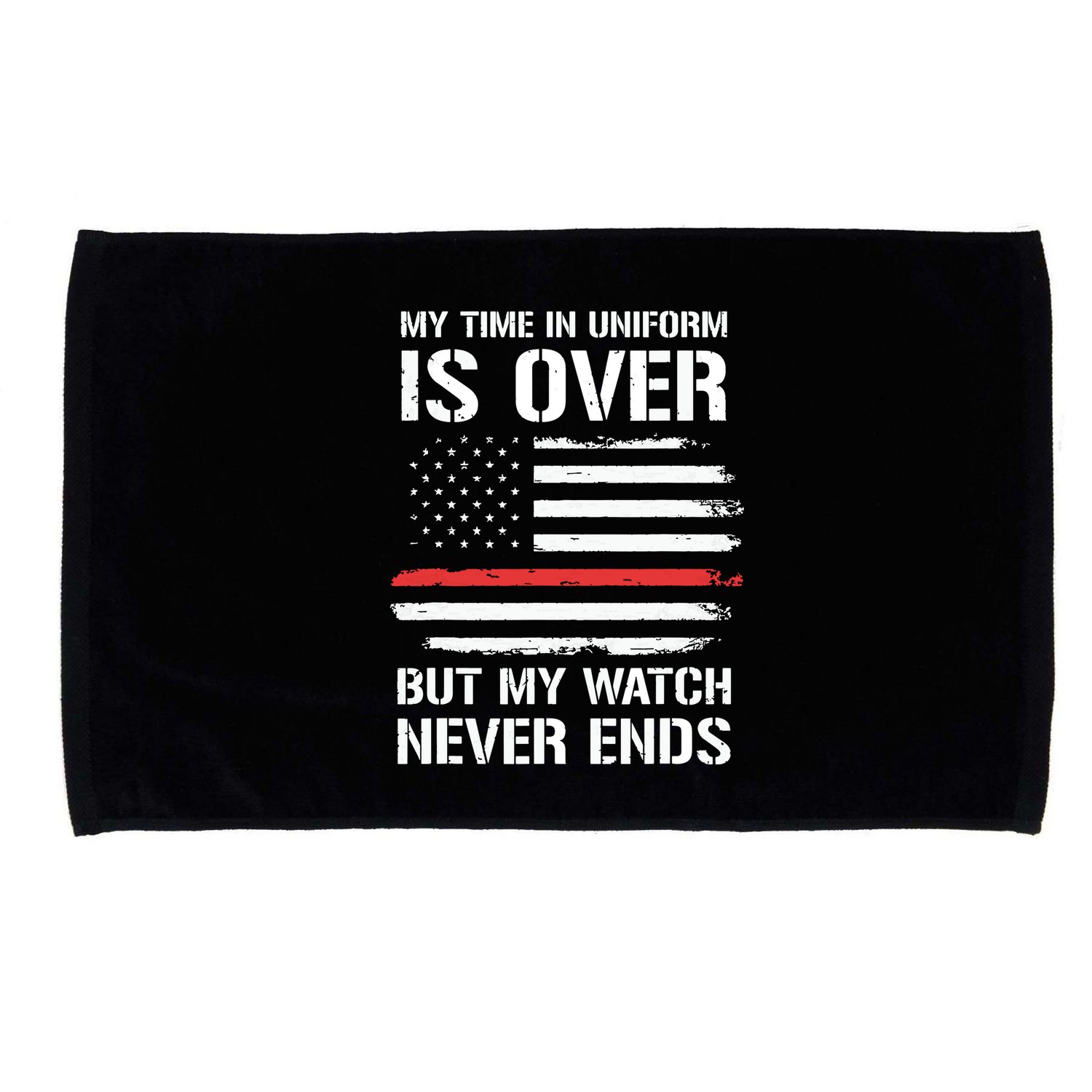 Retired Firefighter Gifts Shirts Thin Red Line Microfiber Hand Towel