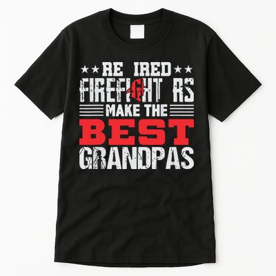Retired Firefighter Grandpa Fireman Retirement Gift Tall T-Shirt