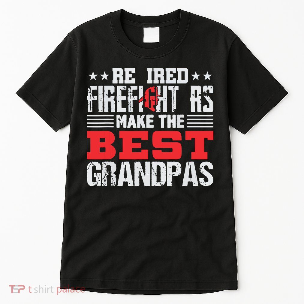 Retired Firefighter Grandpa Fireman Retirement Gift Tall T-Shirt