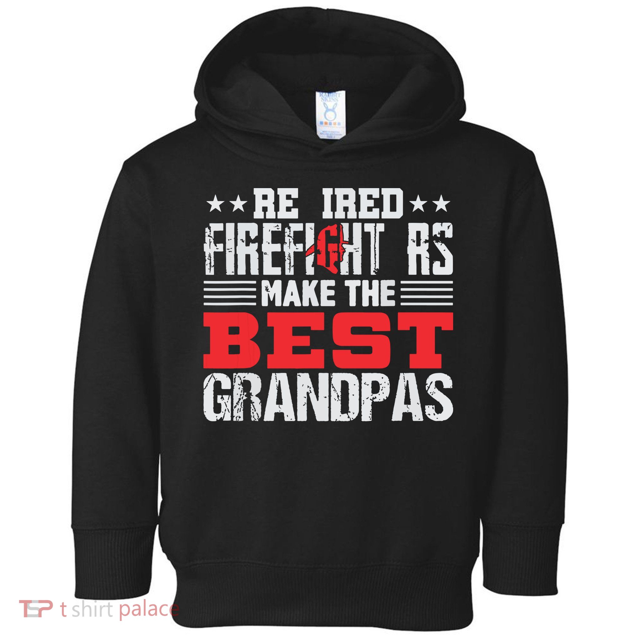 Retired Firefighter Grandpa Fireman Retirement Gift Toddler Hoodie
