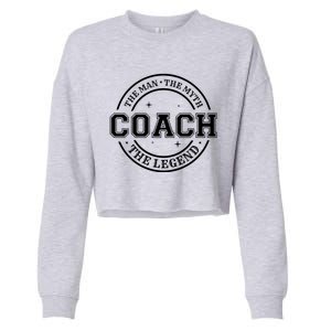 Retro Funny Gift Cropped Pullover Crew