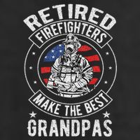 Retired Firefighter Grandpa Fireman Retirement Cool Comfort Performance Bucket Hat