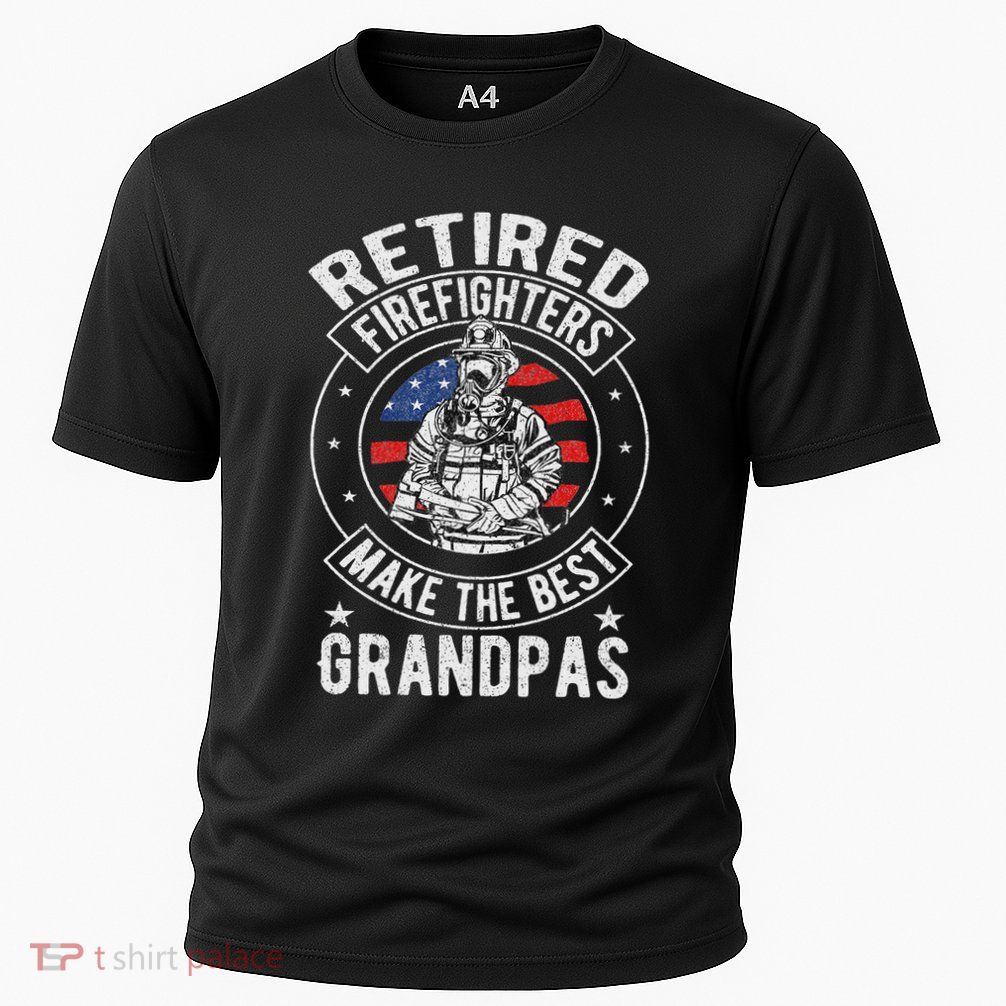 Retired Firefighter Grandpa Fireman Retirement Performance Shirt