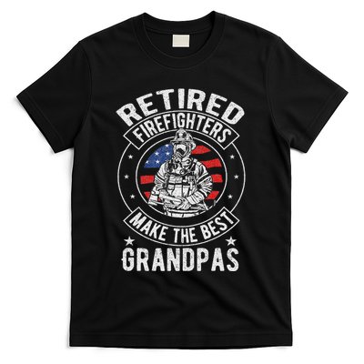 Retired Firefighter Grandpa Fireman Retirement T-Shirt