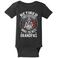 Retired Firefighter Grandpa Fireman Retirement Baby Bodysuit